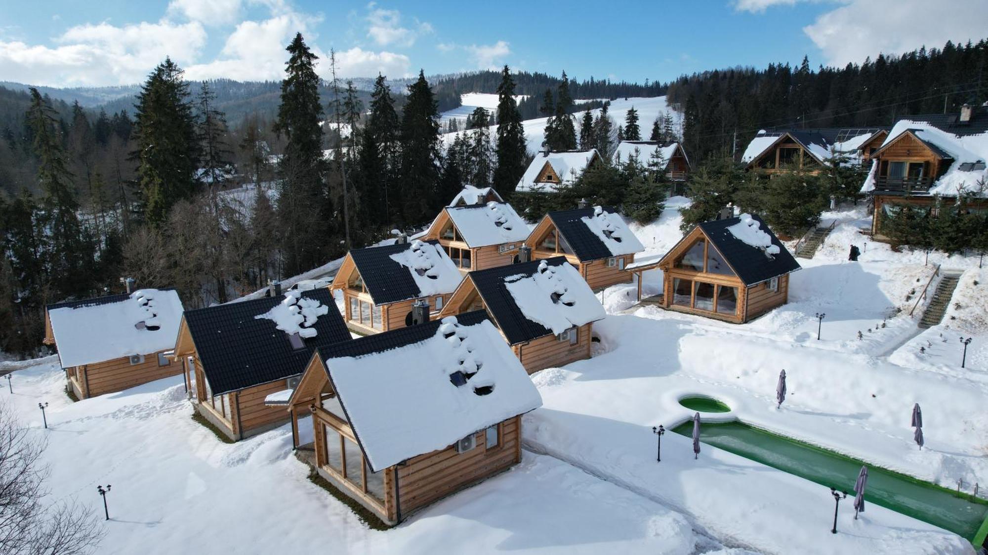 Domki I Pokoje Z Dostepem Do Spa Łapsze Niżne Exterior foto